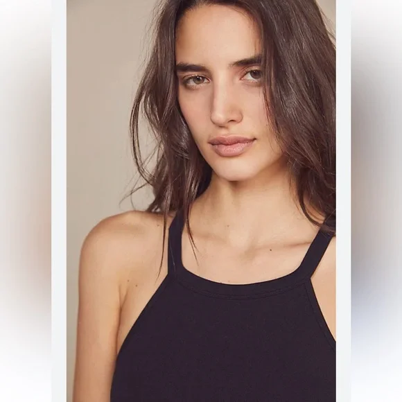 Free People Bella Tank in Black M/L NWOT - Picture 2 of 6